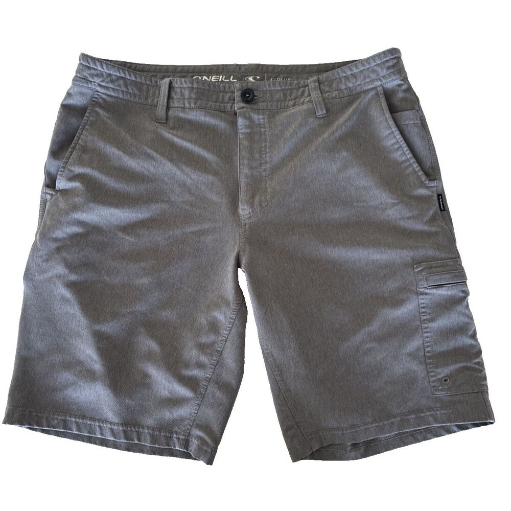 O'Neill Men's Reverse Heather 21" Board Shorts Size 36 5 Pocket EUC